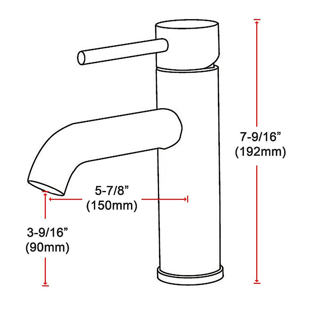 Basin Mixer Tap Faucet -Kitchen Laundry Bathroom Sink 12