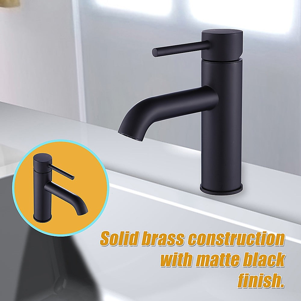 Basin Mixer Tap Faucet -Kitchen Laundry Bathroom Sink 8