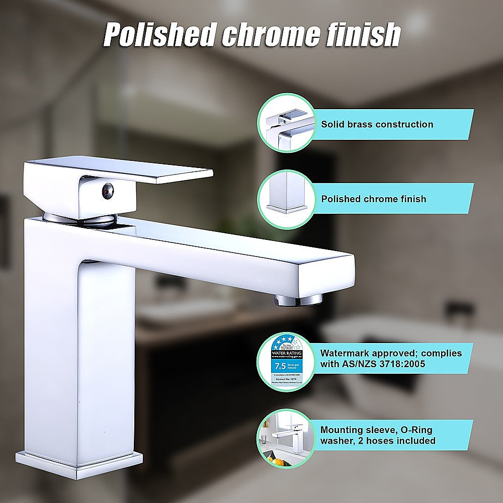 Basin Mixer Tap Faucet -Kitchen Laundry Bathroom Sink 6