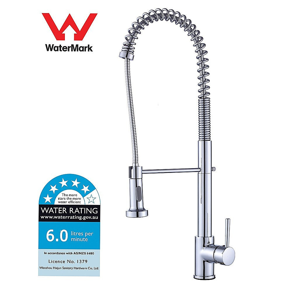 Basin Mixer Pull-Out Kitchen Tap Faucet Laundry Sink 6