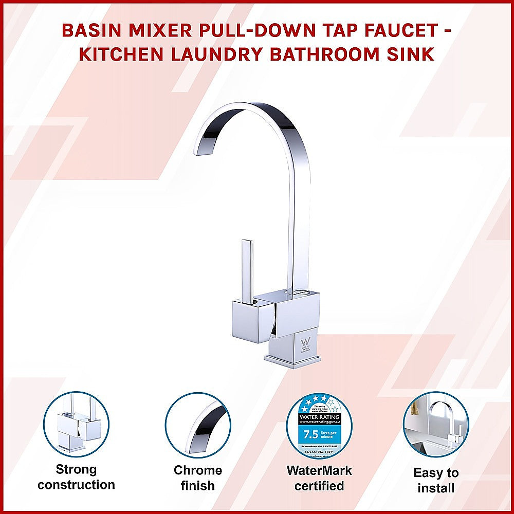 Basin Mixer Tap Faucet -Kitchen Laundry Bathroom Sink 3