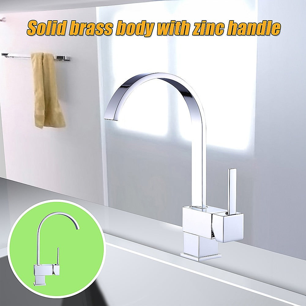 Basin Mixer Tap Faucet -Kitchen Laundry Bathroom Sink 4