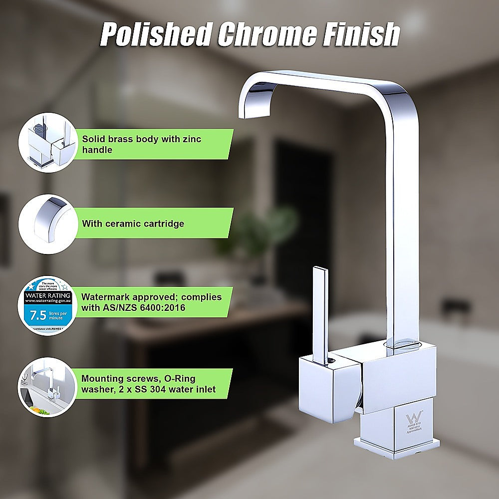 Basin Mixer Tap Faucet - Kitchen Laundry Bathroom Sink 6