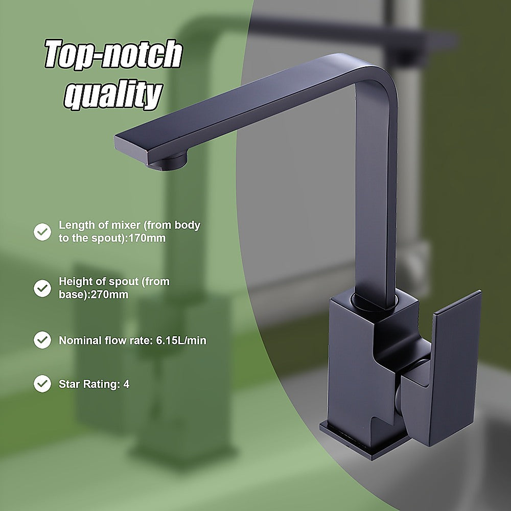 Kitchen Mixer Tap Faucet - Laundry Bathroom Sink 11