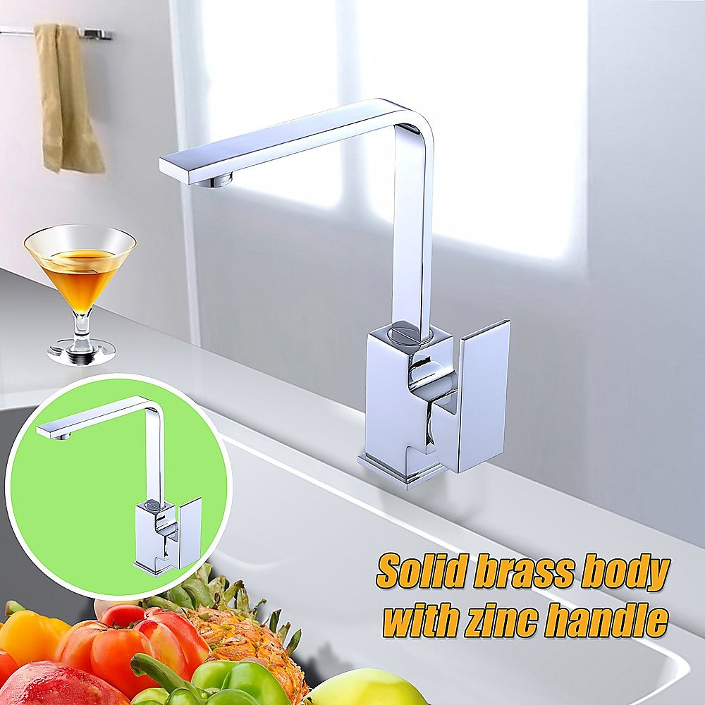 Kitchen Mixer Tap Faucet - Laundry Bathroom Sink 5