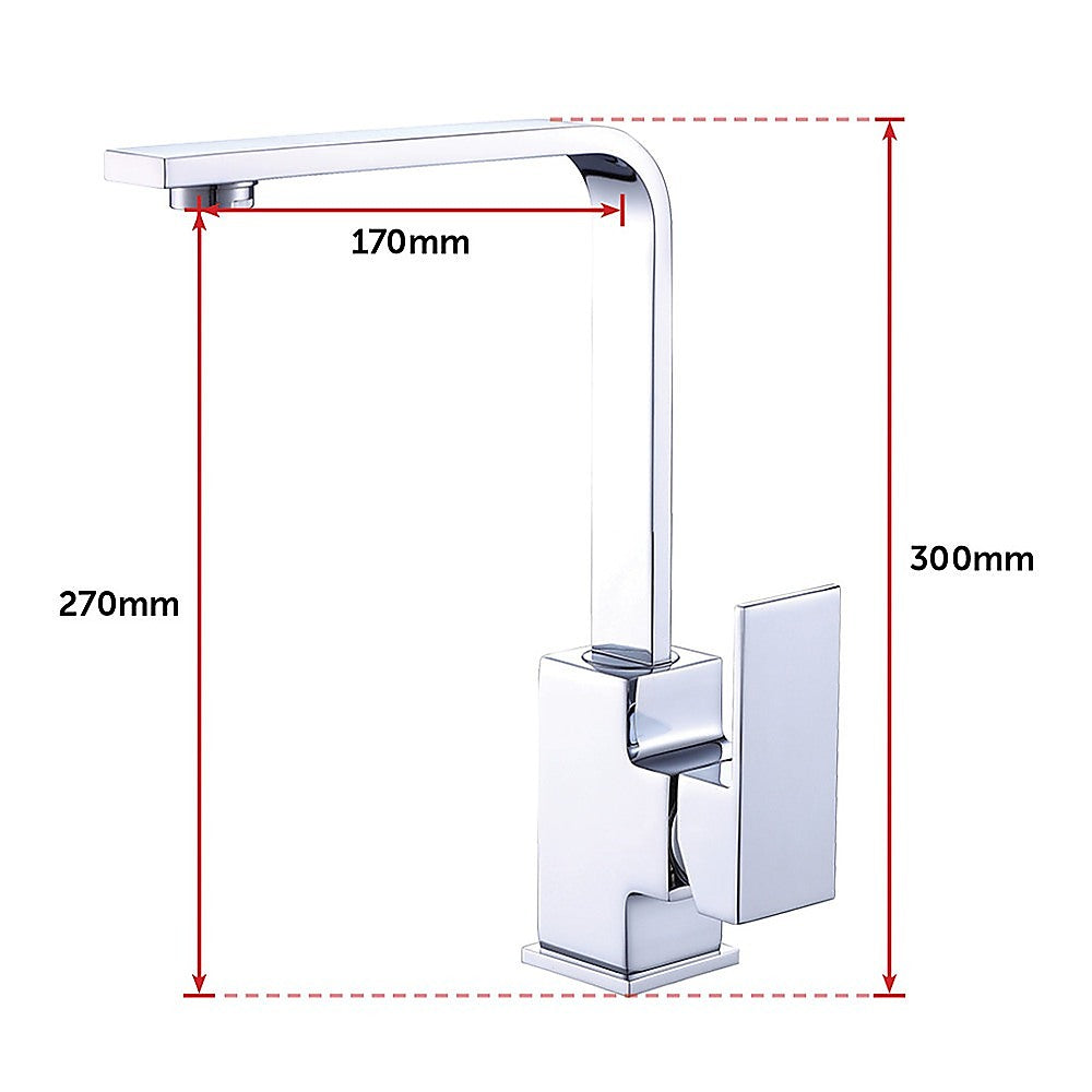 Kitchen Mixer Tap Faucet - Laundry Bathroom Sink 11