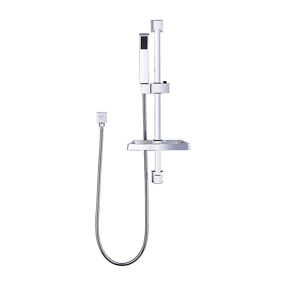 Hand Held Shower Rail Soap Dish Bathroom Set 7