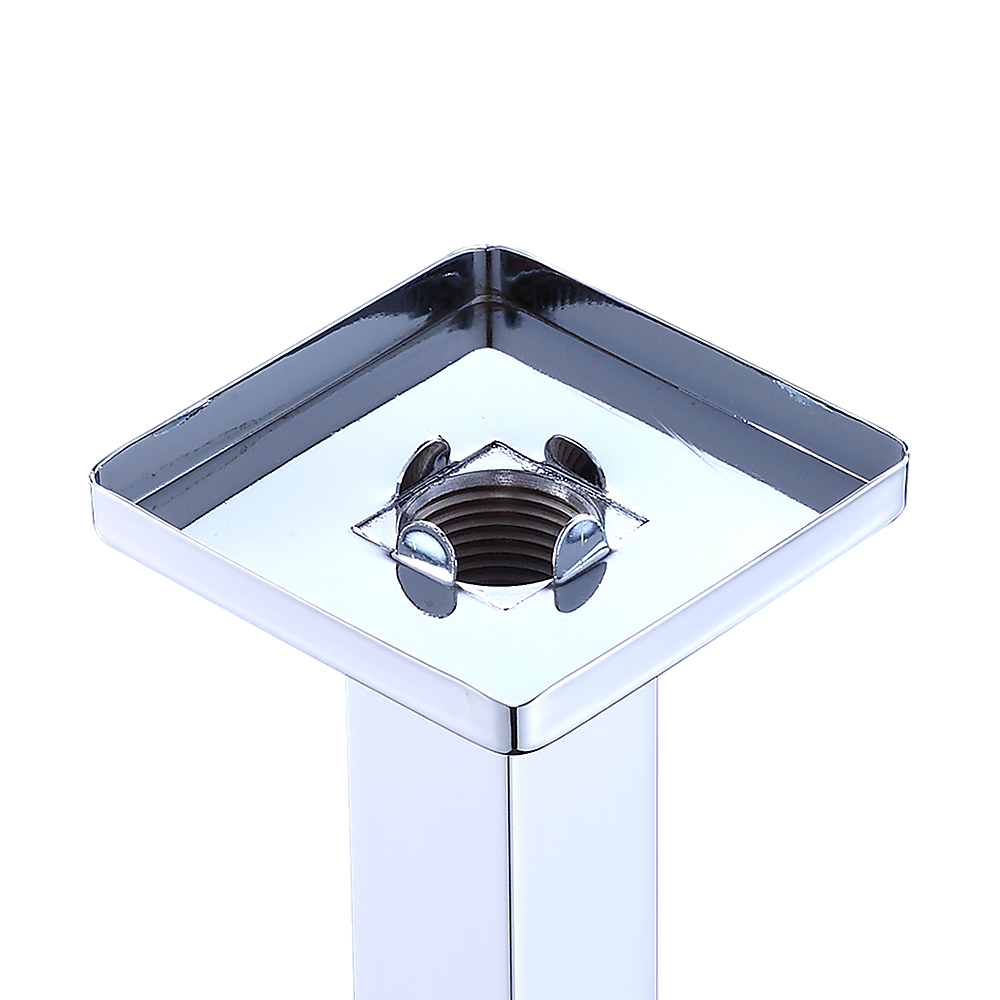 Shower Head Arm Wall Connector Square Bathroom Rainforest ShowerHead 7