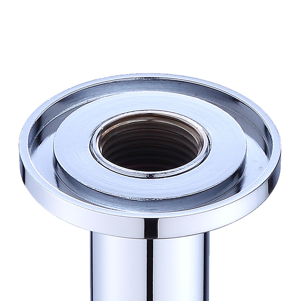 Shower Head Arm Wall Connector Round Bathroom Rainforest ShowerHead 5