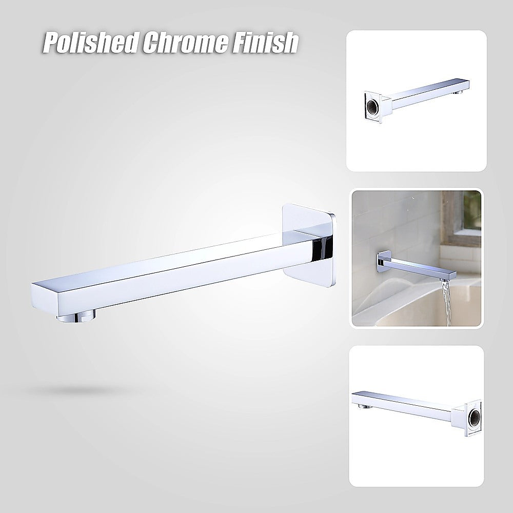 228mm Bath Spout Polished Chrome Finish 8