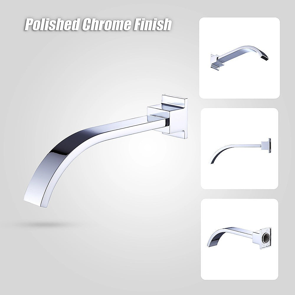180mm Bath Spout Polished Chrome Finish 8