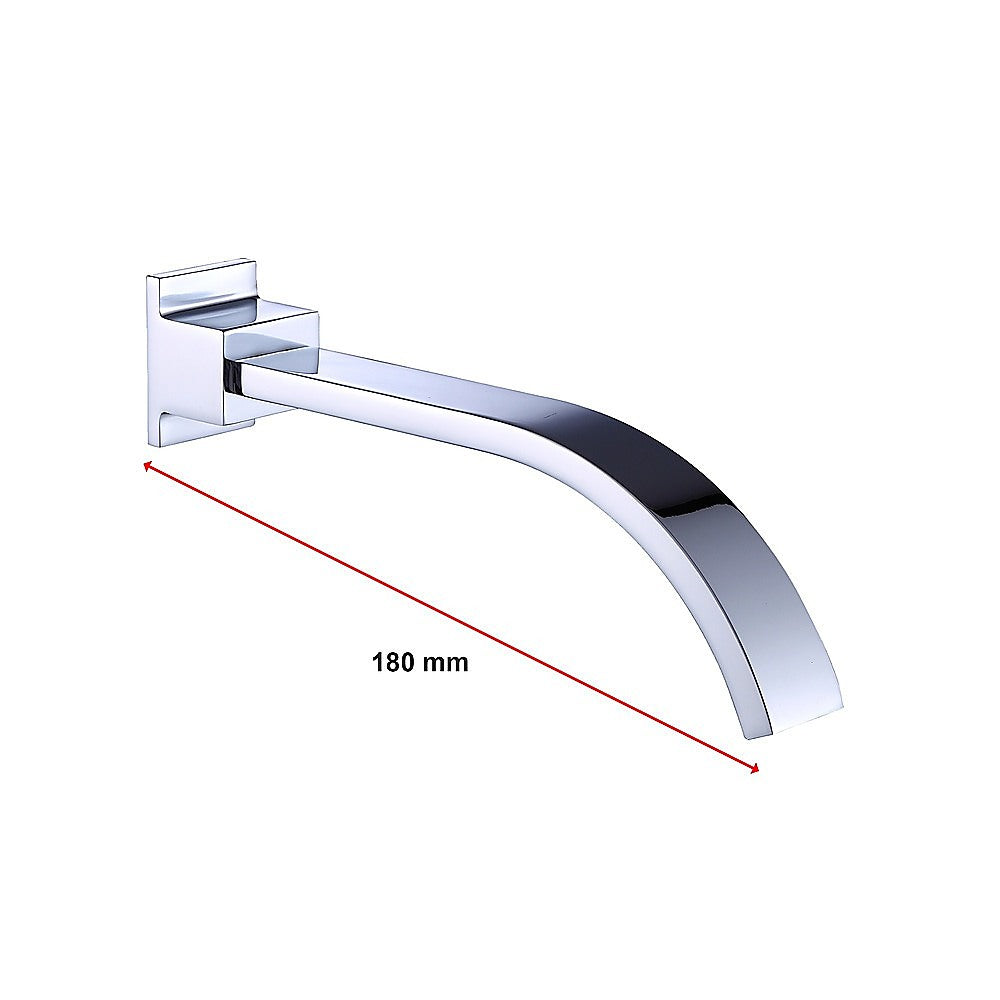 180mm Bath Spout Polished Chrome Finish 12