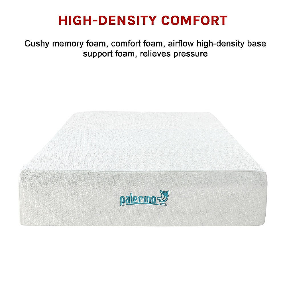 Palermo Double Mattress 30cm Memory Foam Green Tea Infused CertiPUR Approved 12