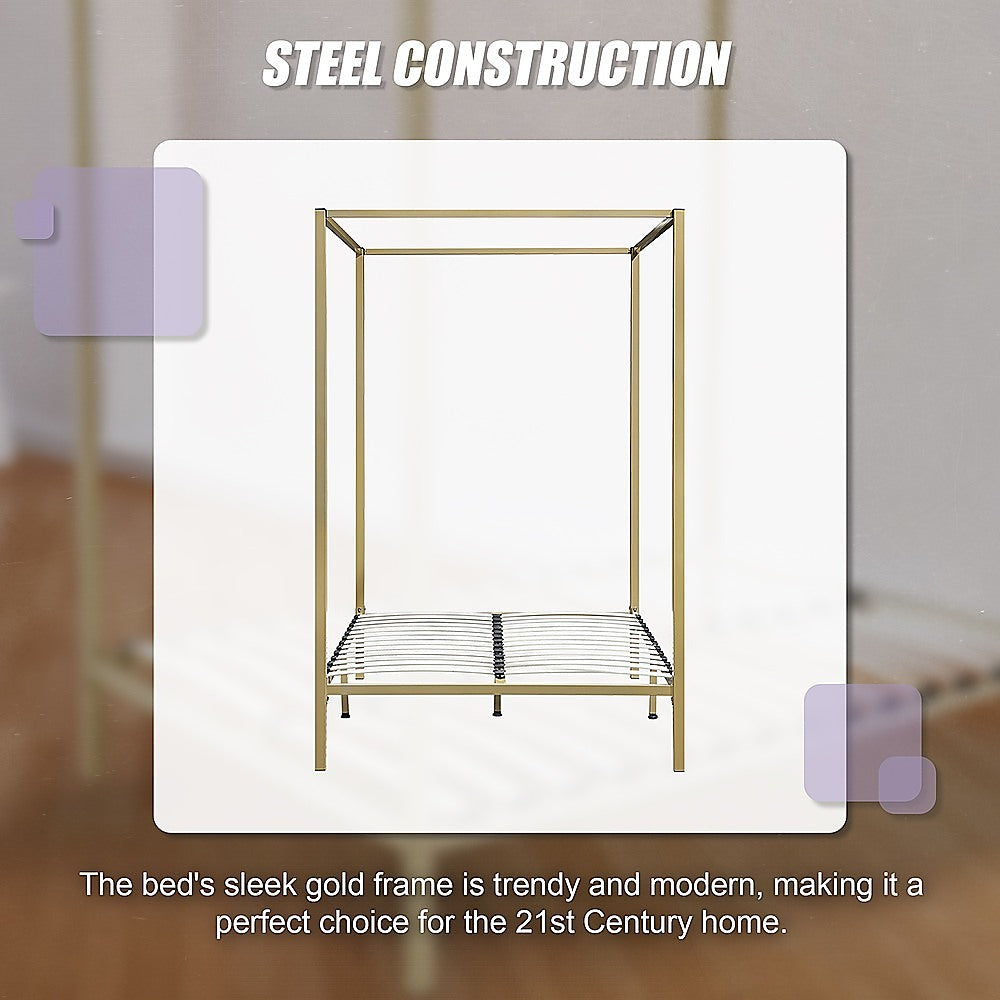 4 Four Poster Double Bed Frame 7