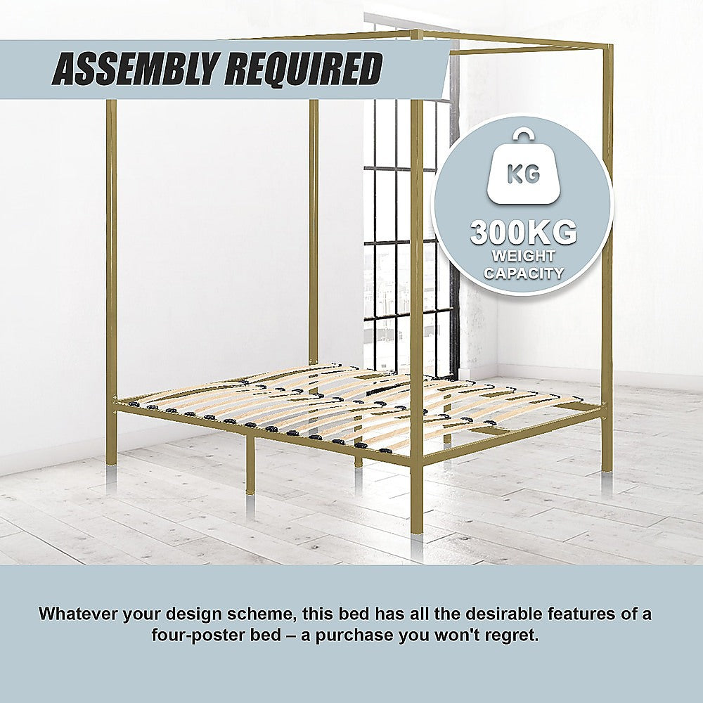 4 Four Poster Double Bed Frame 8