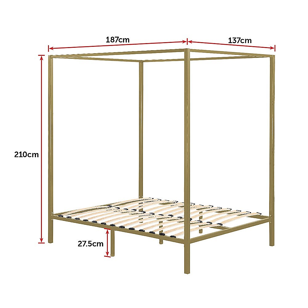 4 Four Poster Double Bed Frame 11