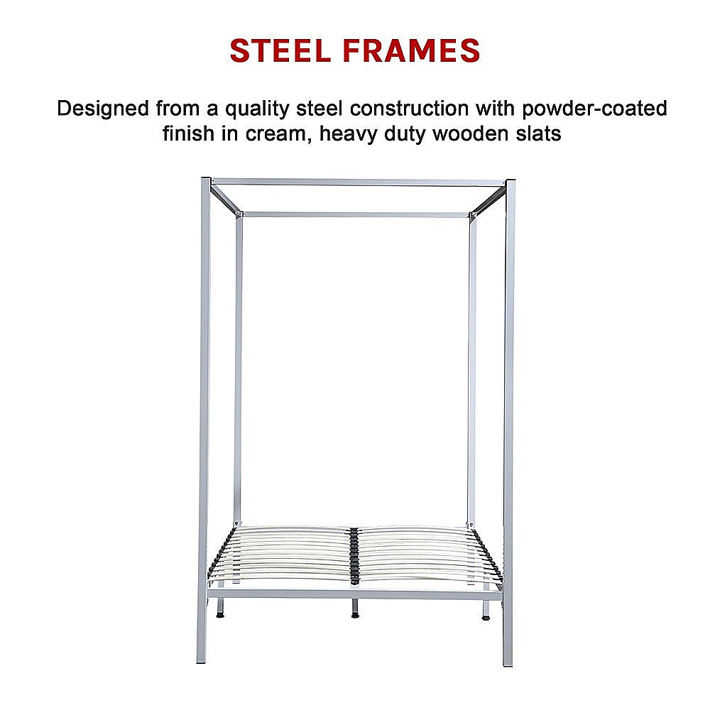 4 Four Poster Double Bed Frame 5