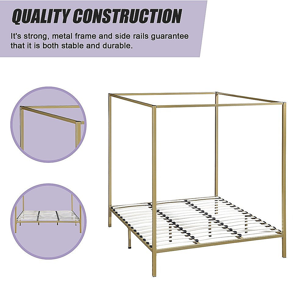 4 Four Poster King Bed Frame 5