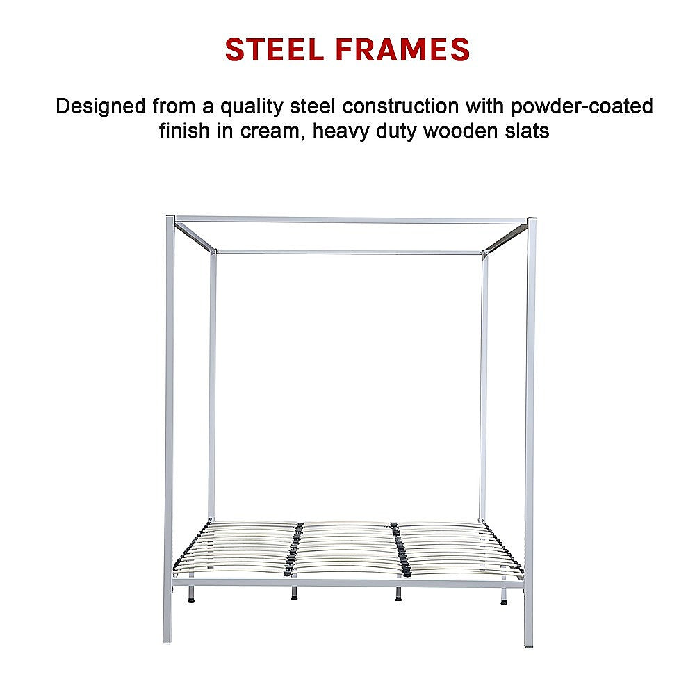 4 Four Poster King Bed Frame 5