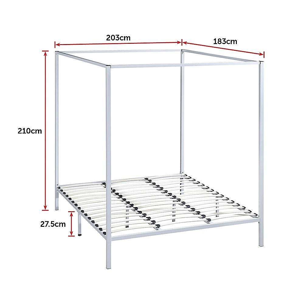 4 Four Poster King Bed Frame 6