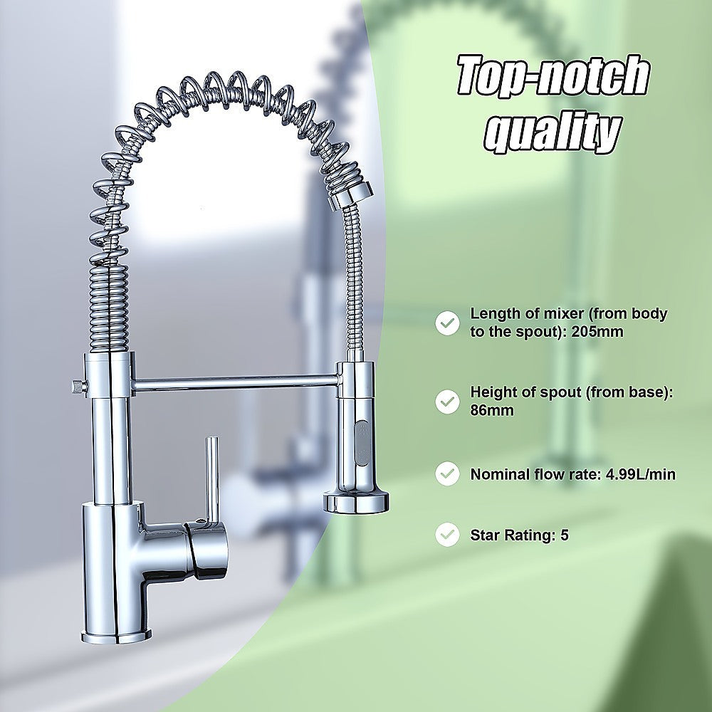 Basin Mixer Tap Faucet w/Extend -Kitchen Laundry Sink 6