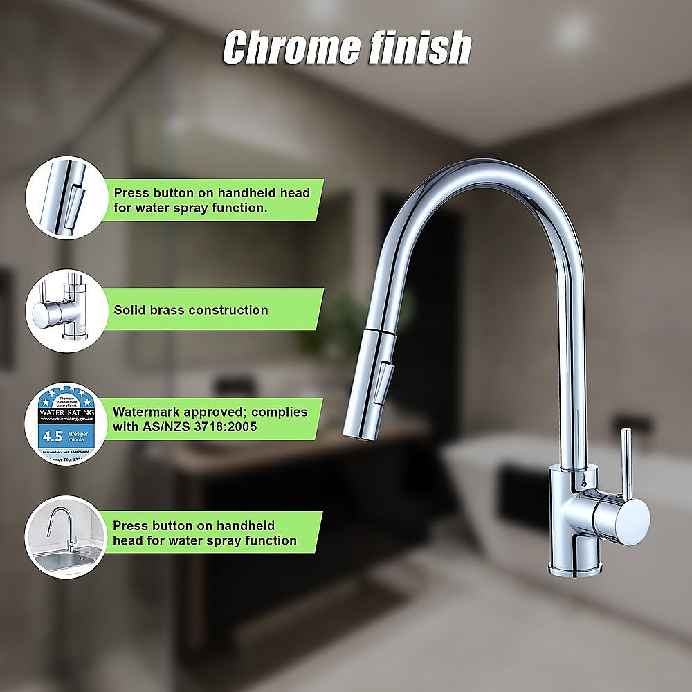 Basin Mixer Tap Faucet -Kitchen Laundry Bathroom Sink 9
