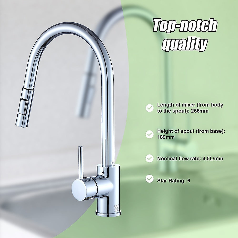 Basin Mixer Tap Faucet -Kitchen Laundry Bathroom Sink 12