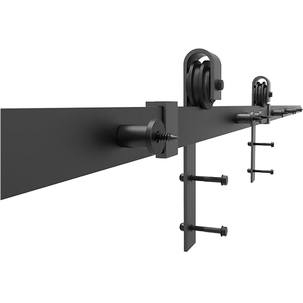 1.8m Sliding Barn Door Hardware Heavy Duty Sturdy Kit 4