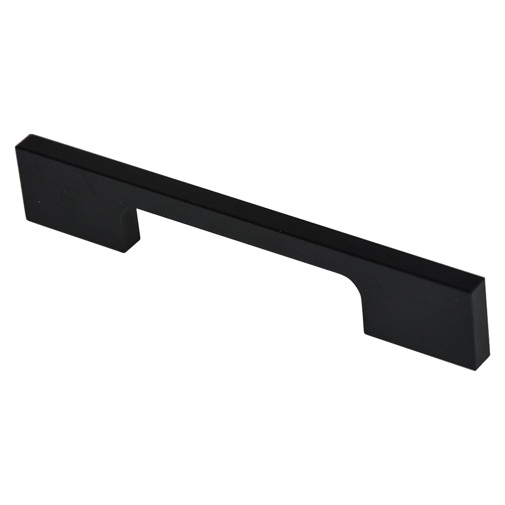 5 x 96mm Kitchen Handle Cabinet Cupboard Door Drawer Handles square Black furniture pulls 4