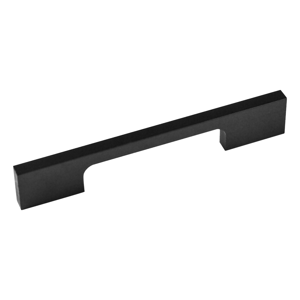 5 x 96mm Kitchen Handle Cabinet Cupboard Door Drawer Handles square Black furniture pulls 6