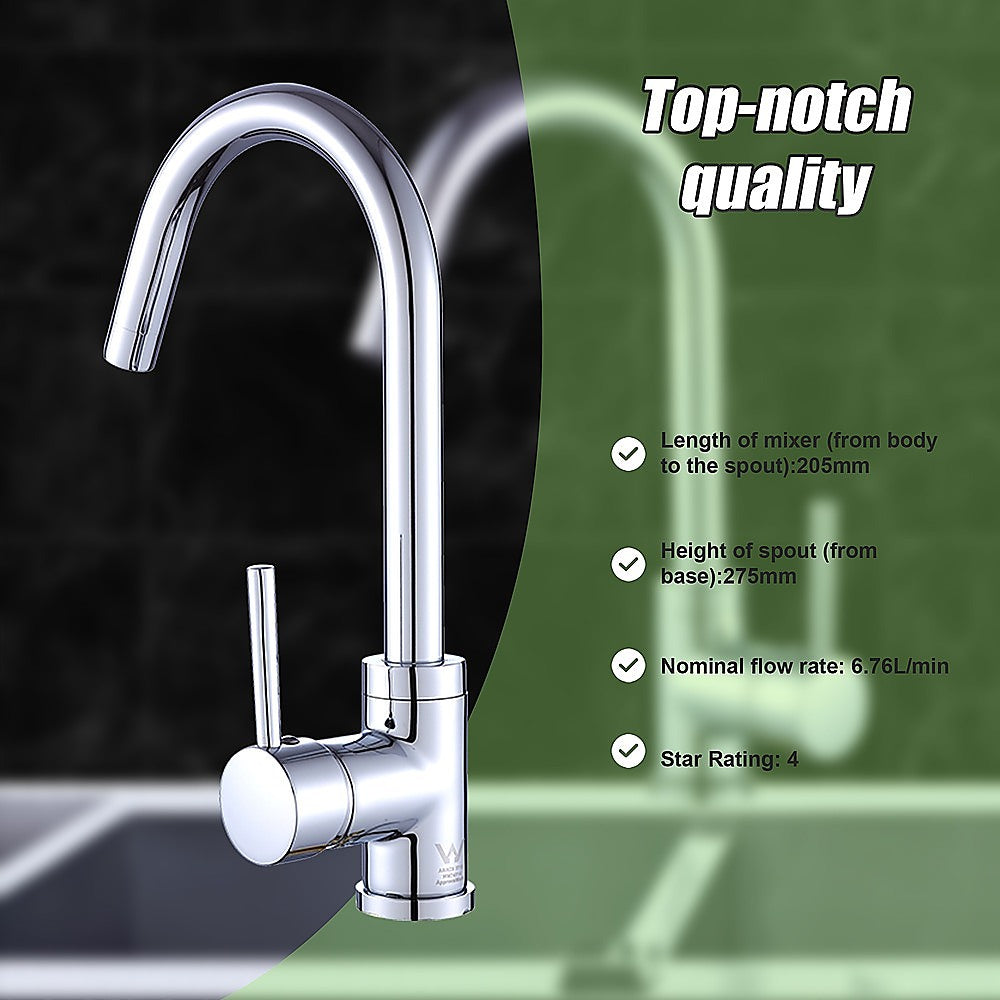 Kitchen Mixer Tap Faucet for Basin Laundry Sink 12
