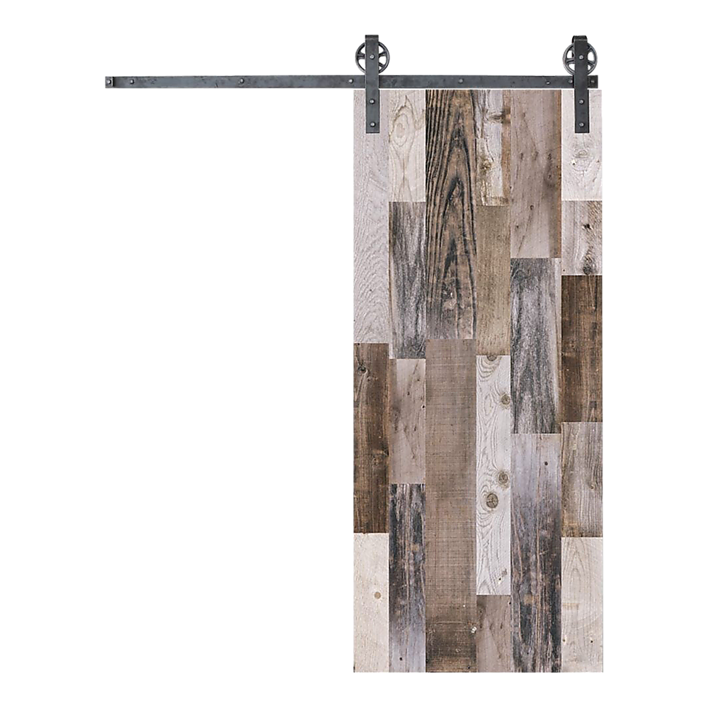 2M Big Spoke Wheel Sliding Barn Door Hardware 9