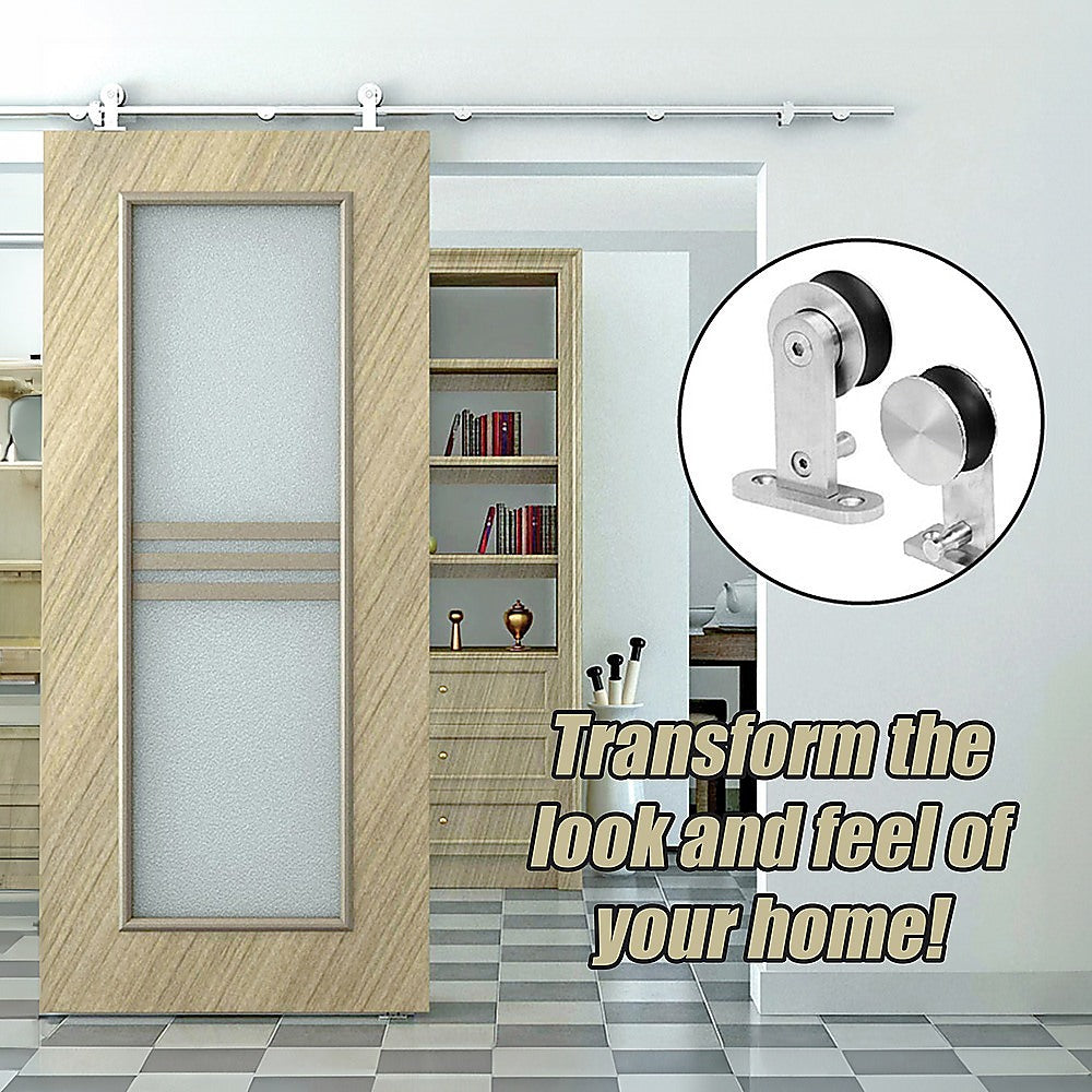 Sliding Barn Door Hardware Stainless Steel 4