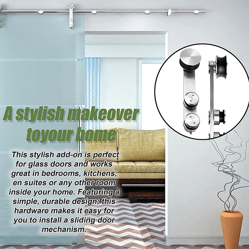 Sliding Barn Door Hardware Stainless Steel 6