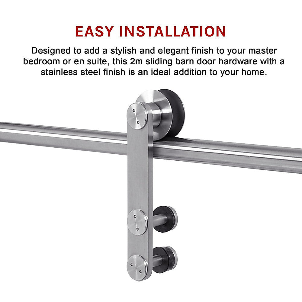 Sliding Barn Door Hardware Stainless Steel 9