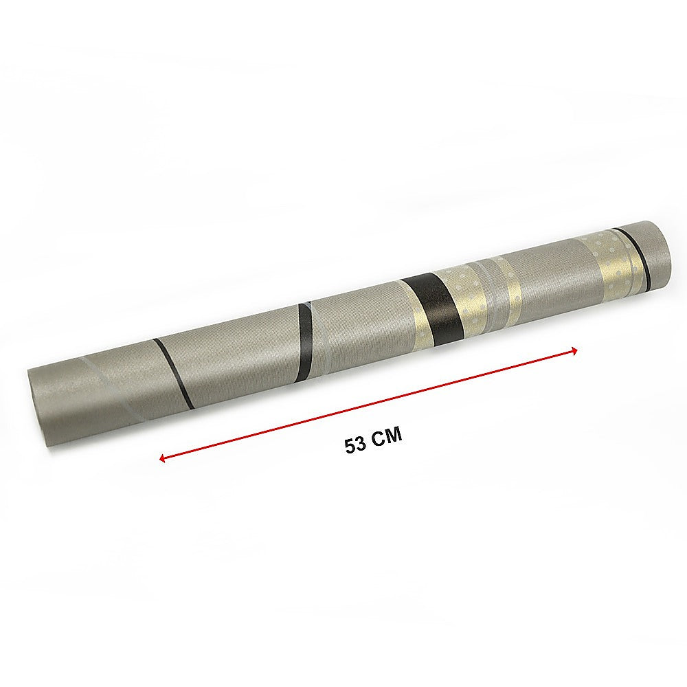 Wallpaper Flocking Simple Curves Non-woven Wall Paper Roll 8