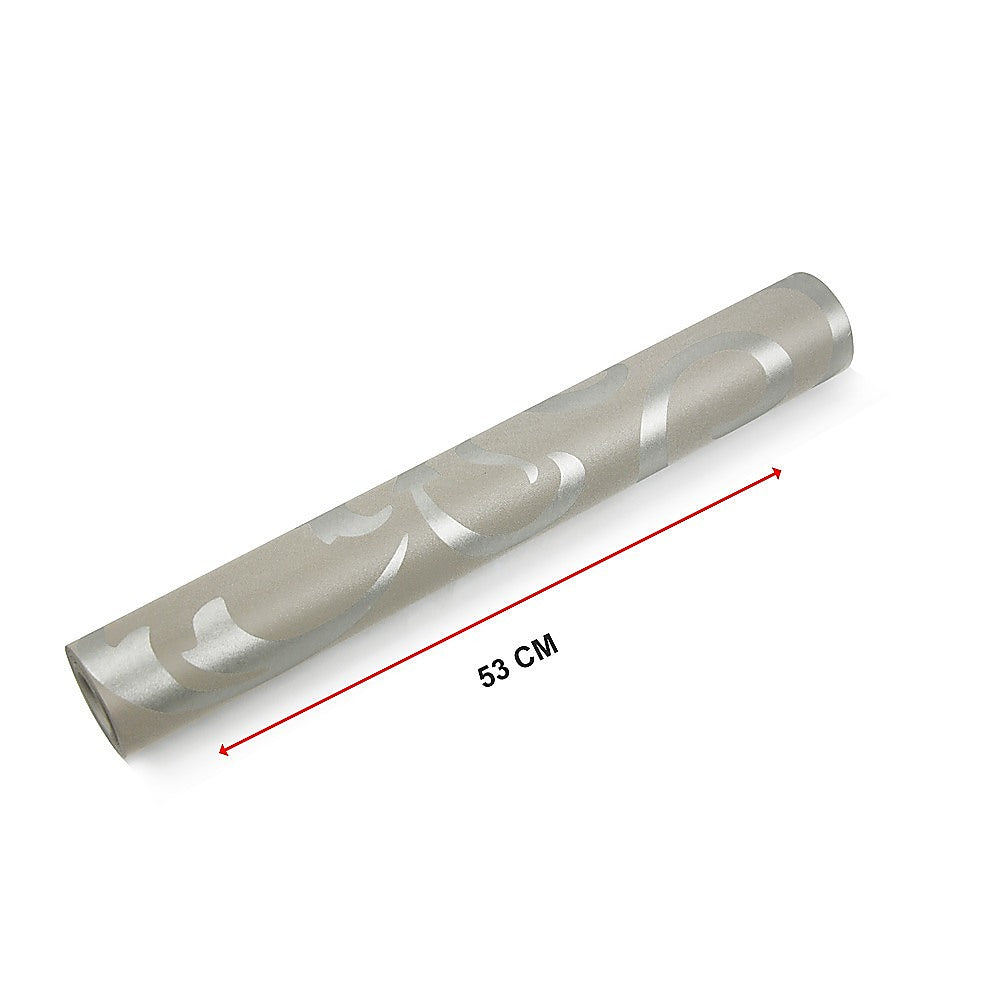 Wallpaper Silver Flower Pattern Non-woven Wall Paper Roll 9