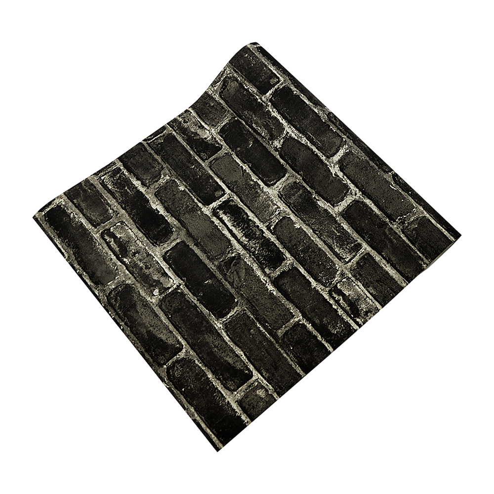 Wallpaper Faux Vintage Brick Pattern Wall Paper Roll 4