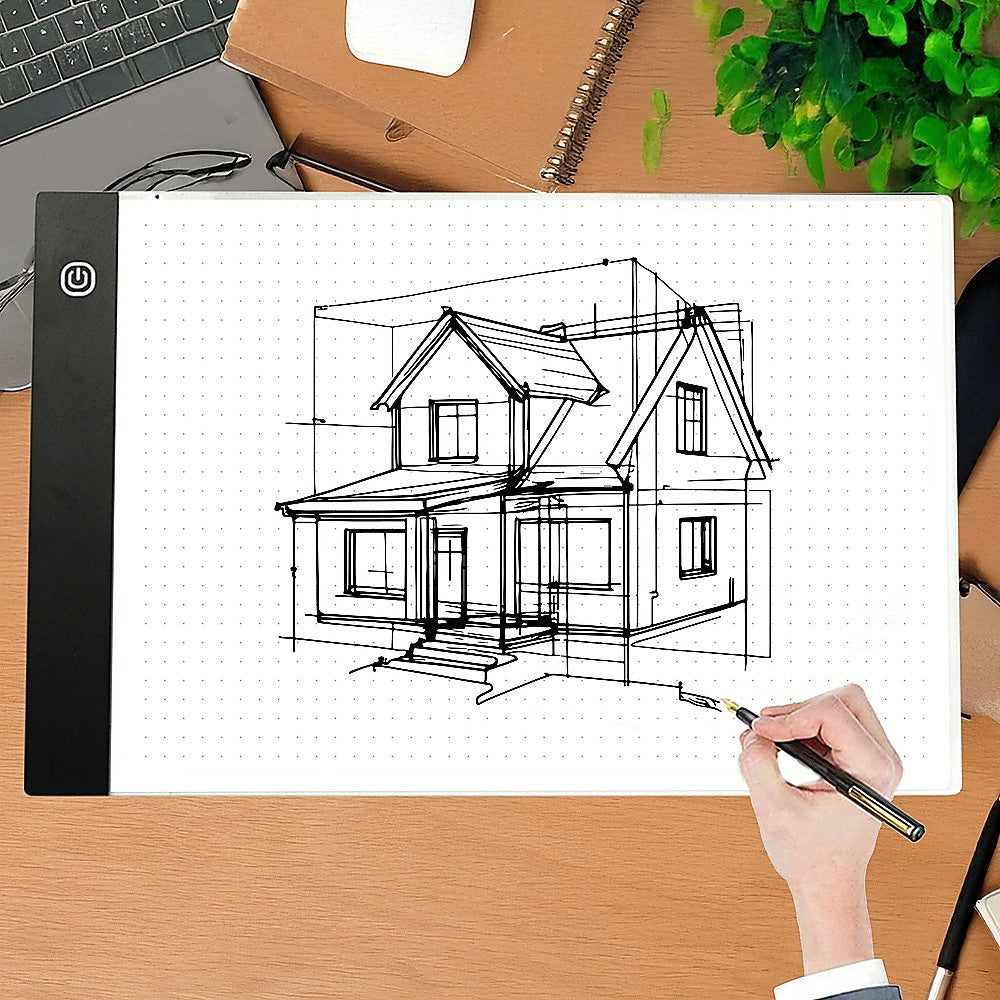 A4 LED Light Box Tracing Board Art Design Stencil Tattoo Copy Drawing Pad 7