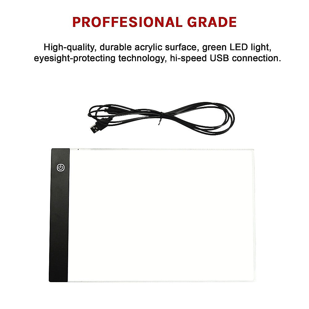A4 LED Light Box Tracing Board Art Design Stencil Tattoo Copy Drawing Pad 11