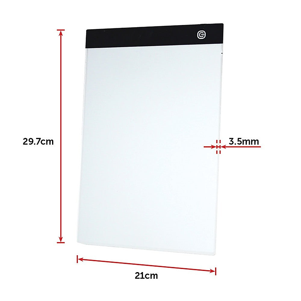 A4 LED Light Box Tracing Board Art Design Stencil Tattoo Copy Drawing Pad 12