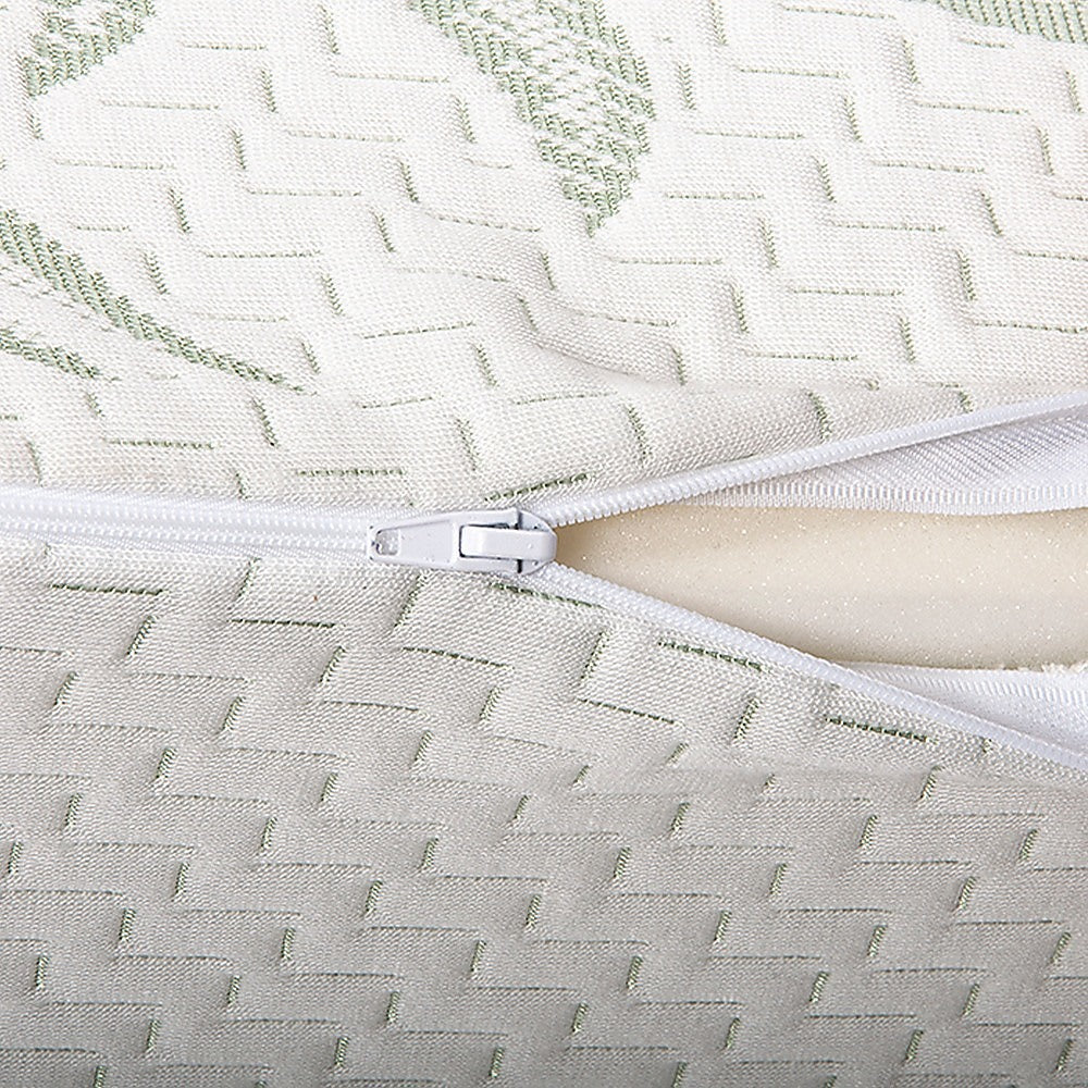 Cool Gel Memory Foam Bed Wedge Pillow Cushion Neck Back Support Sleep with Cover 6