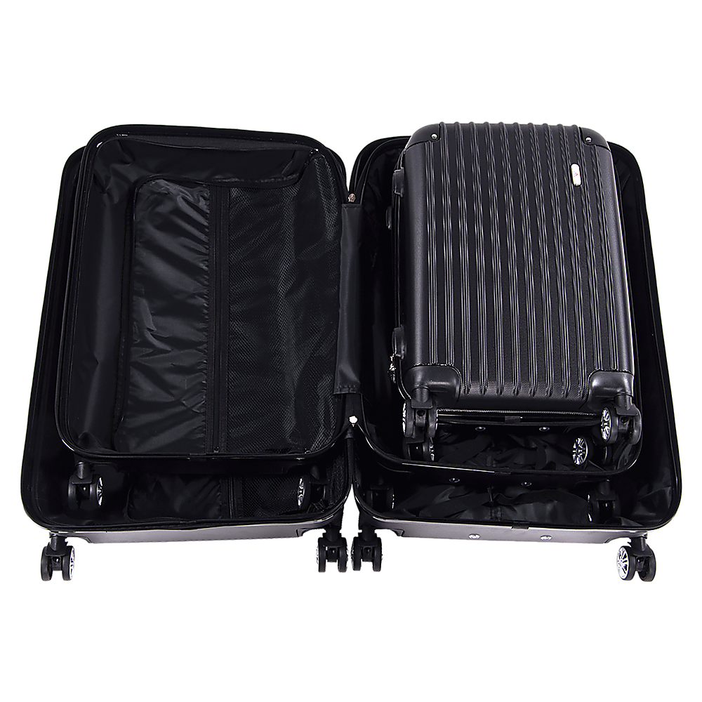 Delegate Suitcases Luggage Set 20" 24" 28"Carry On Trolley TSA Travel Bag 5