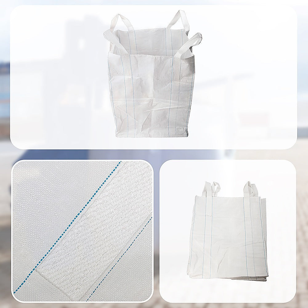 4 x 1 tonne FIBC Polypropylene UV Rated Builder / Bulk / Landscape Bags 9