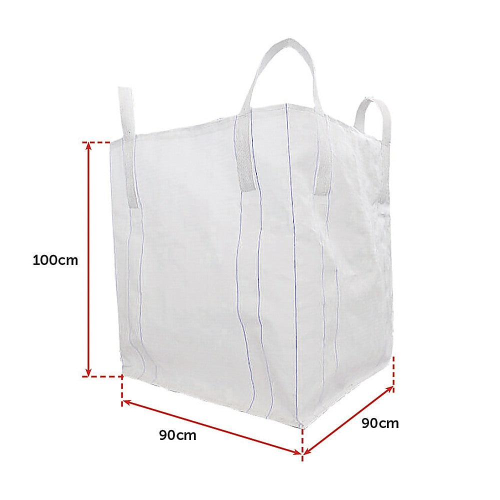 4 x 1 tonne FIBC Polypropylene UV Rated Builder / Bulk / Landscape Bags 14