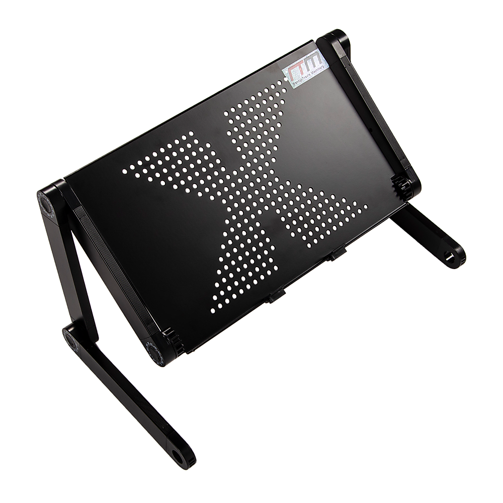 Aluminium Alloy Folding Laptop Computer Stand Desk Table Tray On Bed Mouse 4