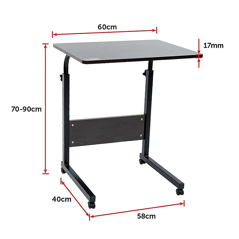 Mobile Laptop Desk Bed Stand Computer Table Adjustable Notebook Bedside Table 8