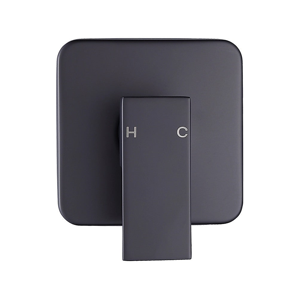 Shower Bath Mixer Tap Bathroom WATERMARK Approved - Electroplated Matte Black 4