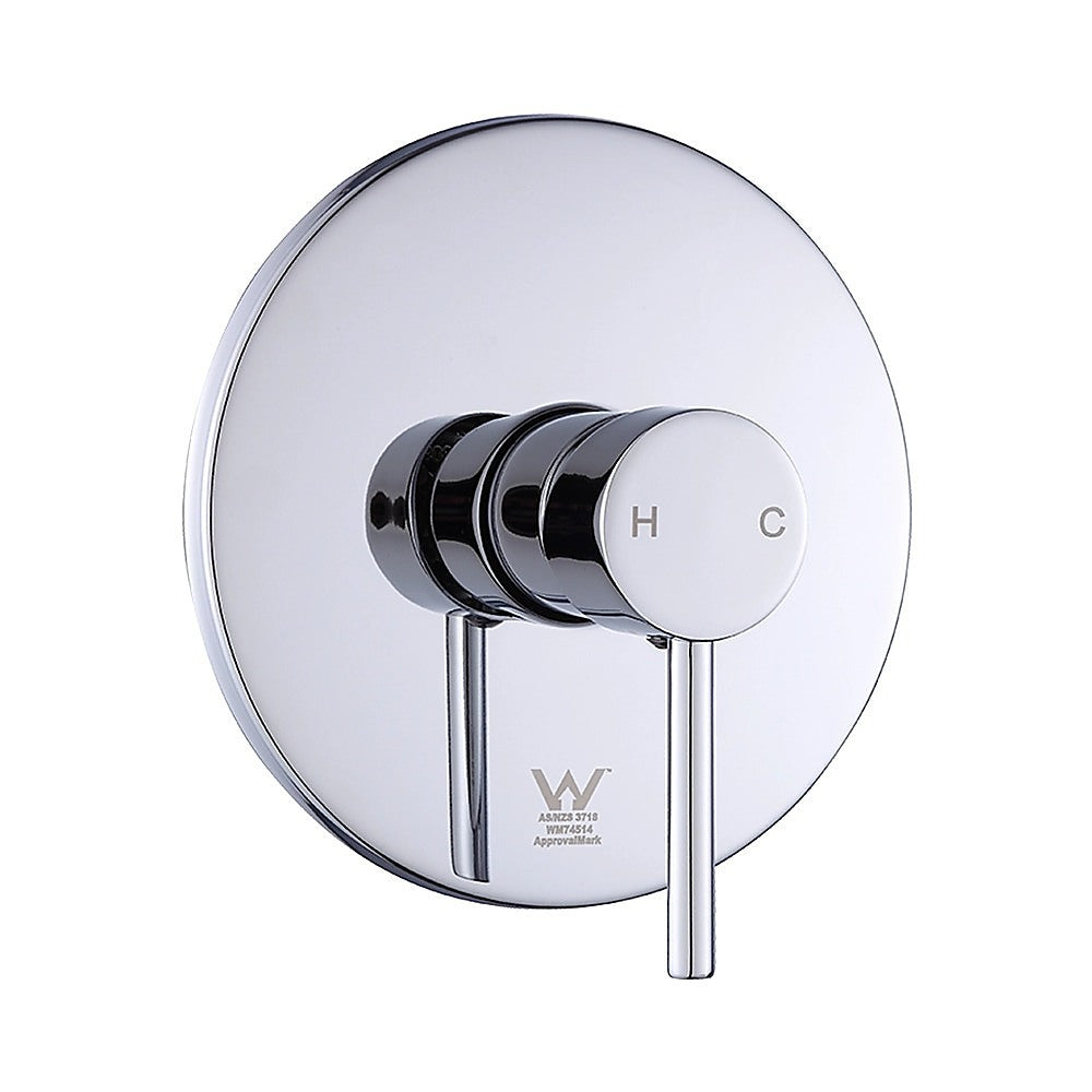Shower Bath Mixer Tap Bathroom WATERMARK Approved - Chrome 7