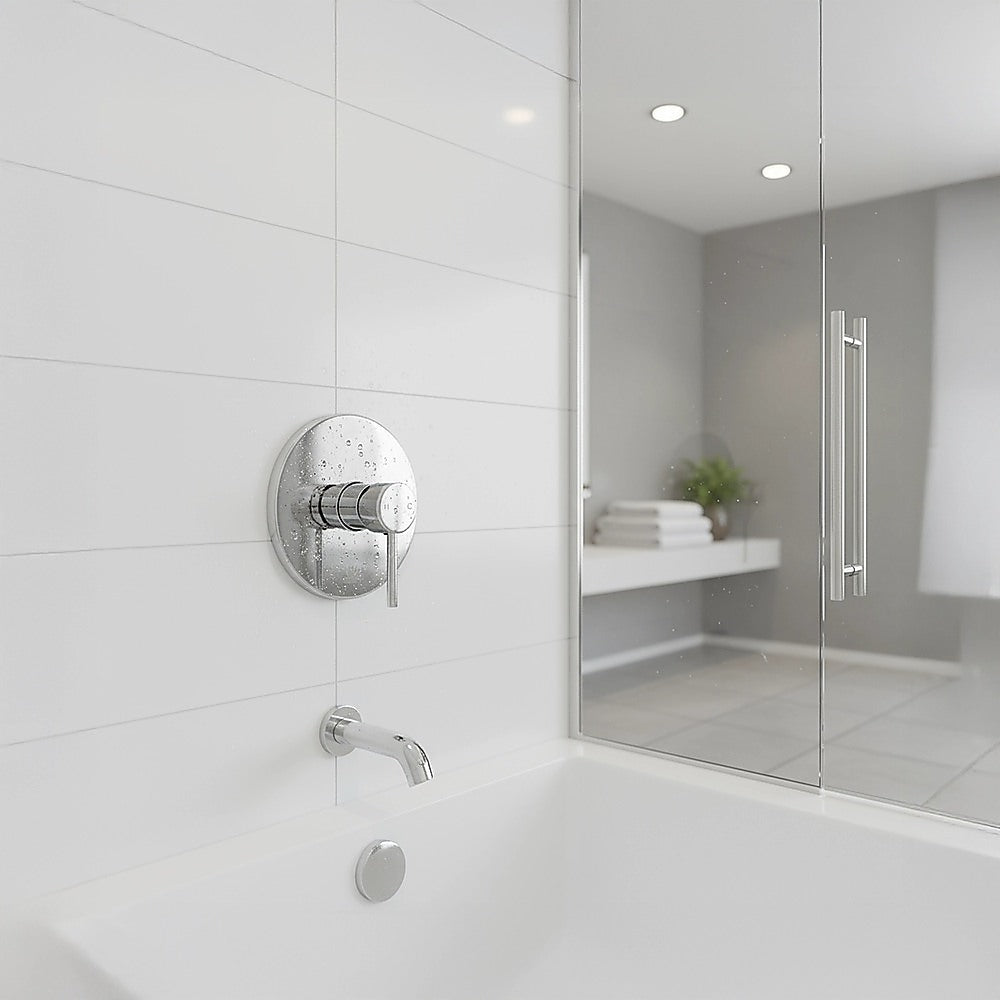 Shower Bath Mixer Tap Bathroom WATERMARK Approved - Chrome 8